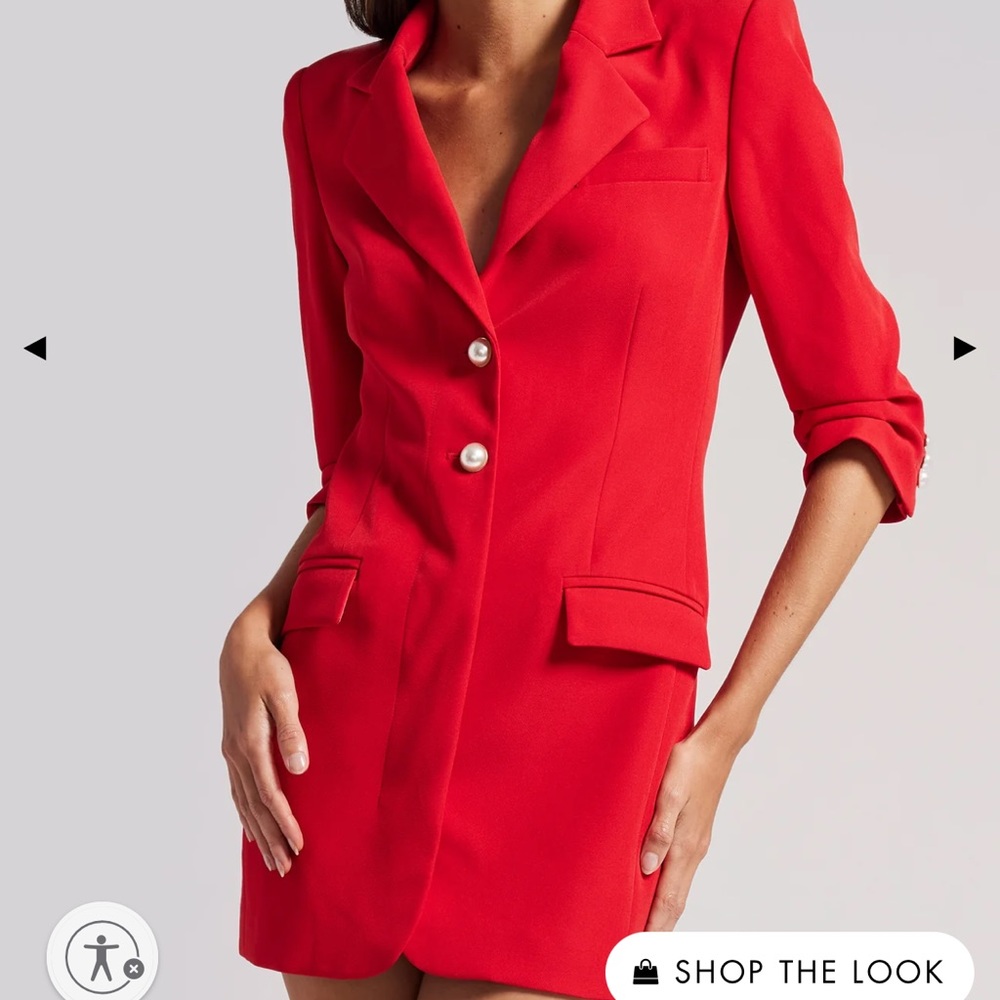 Generation Love Rocco Crepe Blazer Dress